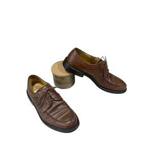 MEZLAN Men’s Cordoba Brown Leather Oxford Shoes Size 9 Wide Dress Shoes -Spain
